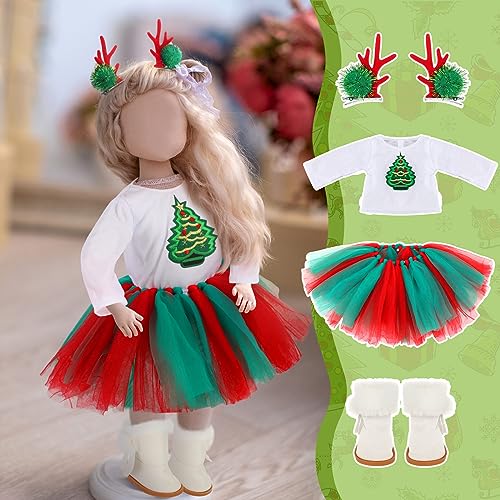Kajaia 8 Pcs Doll Clothes 18 Inch Doll Clothes and Accessories Dress Flip Flops Hat Outfit Swimsuit Accessories for 18 InchStylish - Image 5