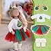 Kajaia 8 Pcs Doll Clothes 18 Inch Doll Clothes and Accessories Dress Flip Flops Hat Outfit Swimsuit Accessories for 18 InchStylish - Image 4