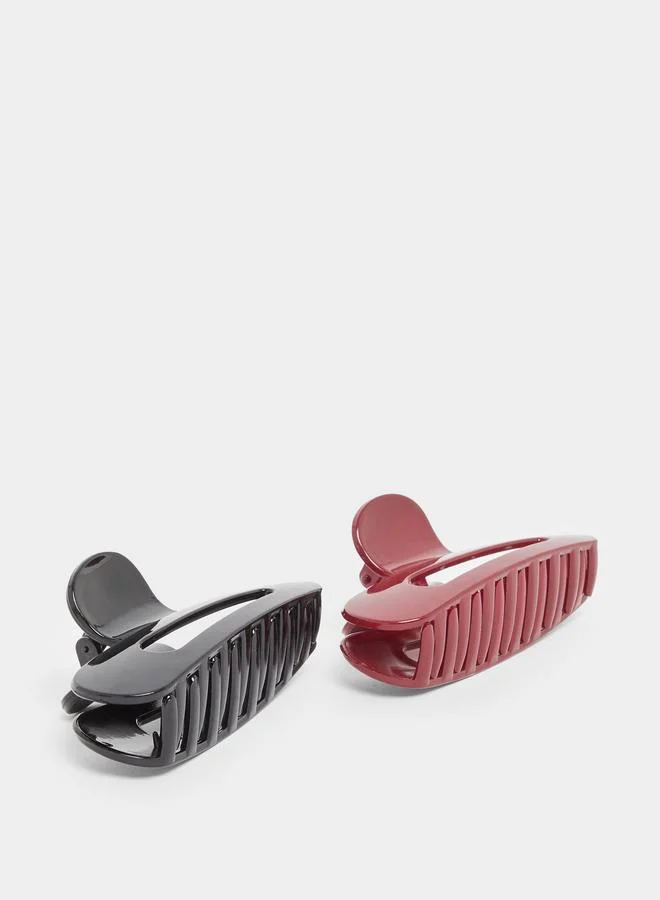 Styli Set of 2 - Plain Hair Claw