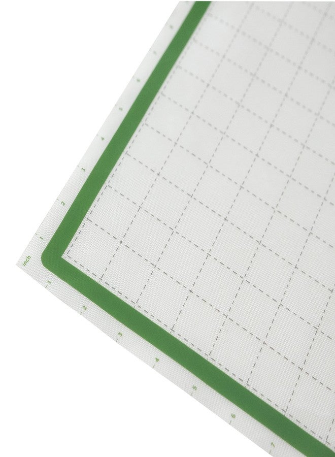 Tovolo TrueBake Silicone Baking Mat Half Sheet with Grid Lines for Baking Cookies Pastry Rolling Dough Cooking, Heavy Duty Heat Resistant Reusable Non Stick BPA Free Bakerware Liner Mat Oven Safe - Image 3