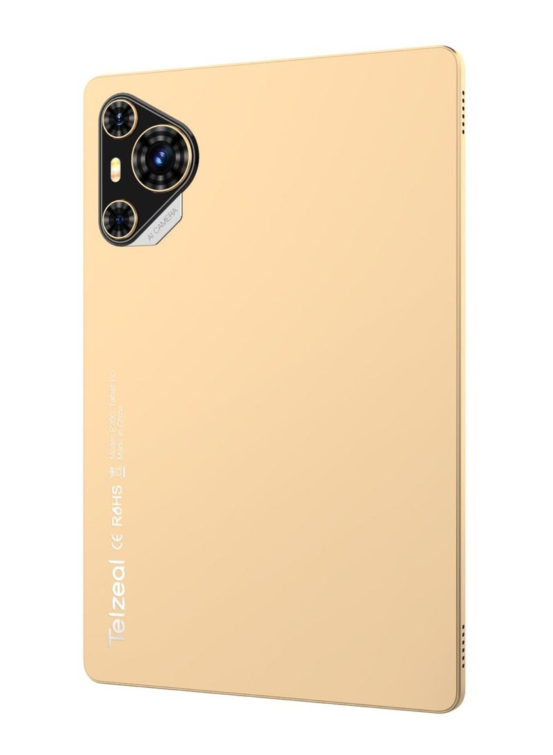 Telzeal P200 Tablet with Case Keyboard, 11" FHD Screen 12GB RAM 512GB ROM - with Powerful 10,000mAh Gold  - Image 4