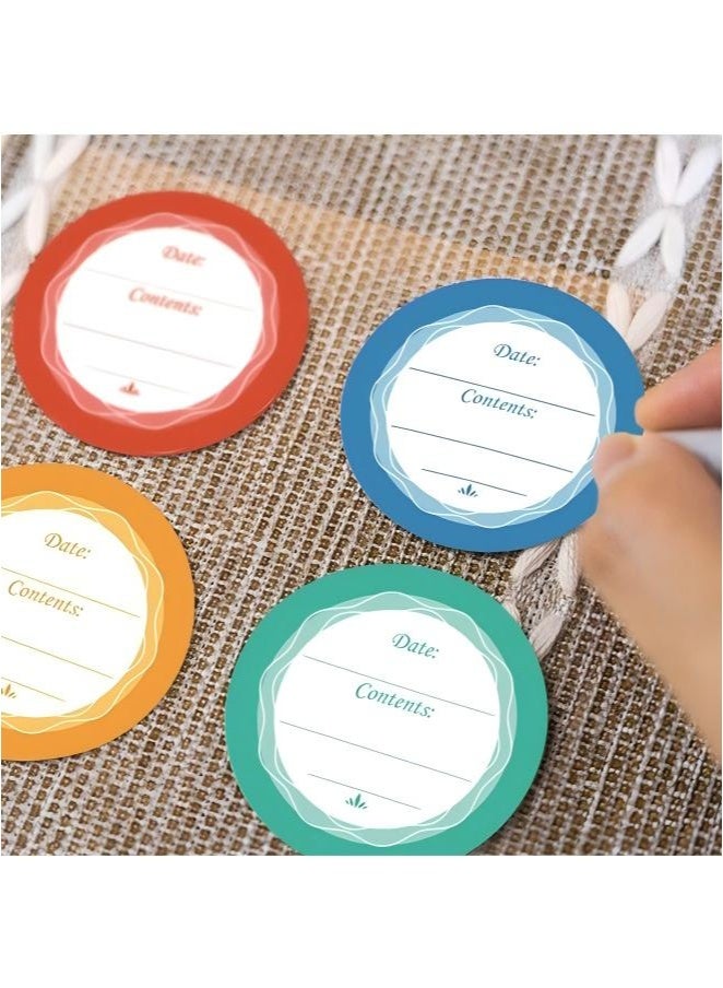 180 Pcs Kitchen Labels Stickers Set, Waterproof Seasoning Label Stickers For Spice Jar Organization (Colorful) - Image 4