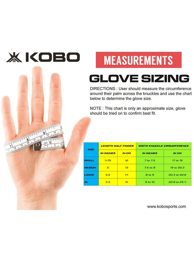 Kobo WTG-02-BLACK-MEDIUM Leather Weight Lifting Gym GlovesMedium (Multicolour) with Wrist Support - Image 4