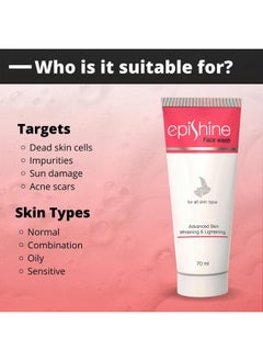 Epishine Epishine Face Wash (70ml)  - Image 3