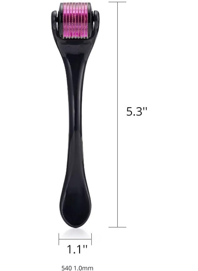 Derma roller system Derma Skin Roller 540 needles 1mm Titanium Alloy - Image 3