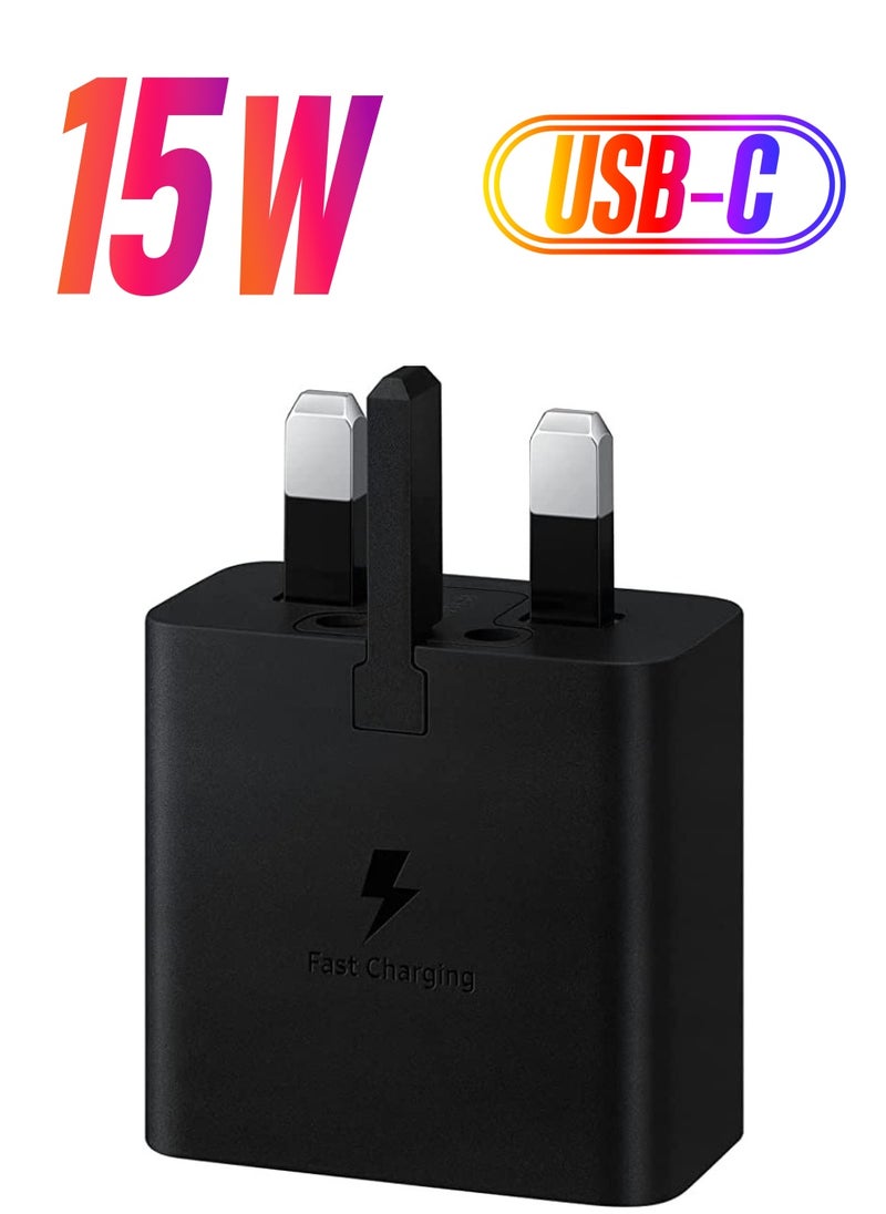 Generic - Samsung 15W Pd Power Adapter, Fast Charger Usb-C, Black - Image 1