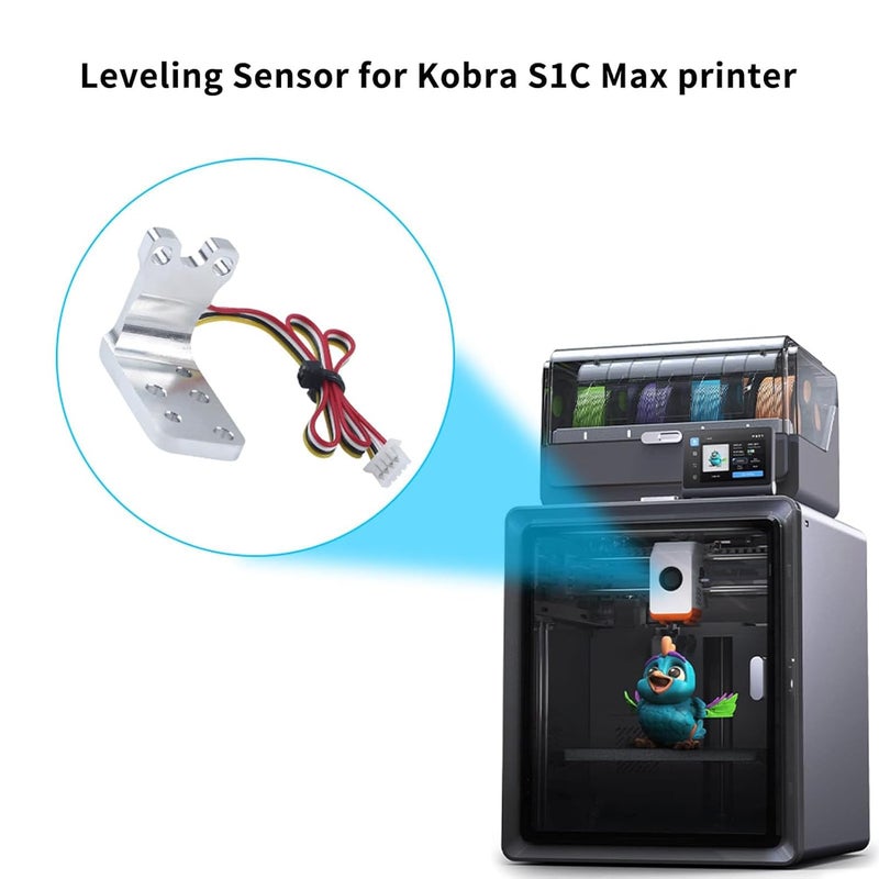 Cryfokt 3D Printer Sensor Strain Part Replacement for S1 S1C, Strain Auto Leveling Sensor Spare Parts with Mounting Holes, Real Time Tracking of Strain - Image 5