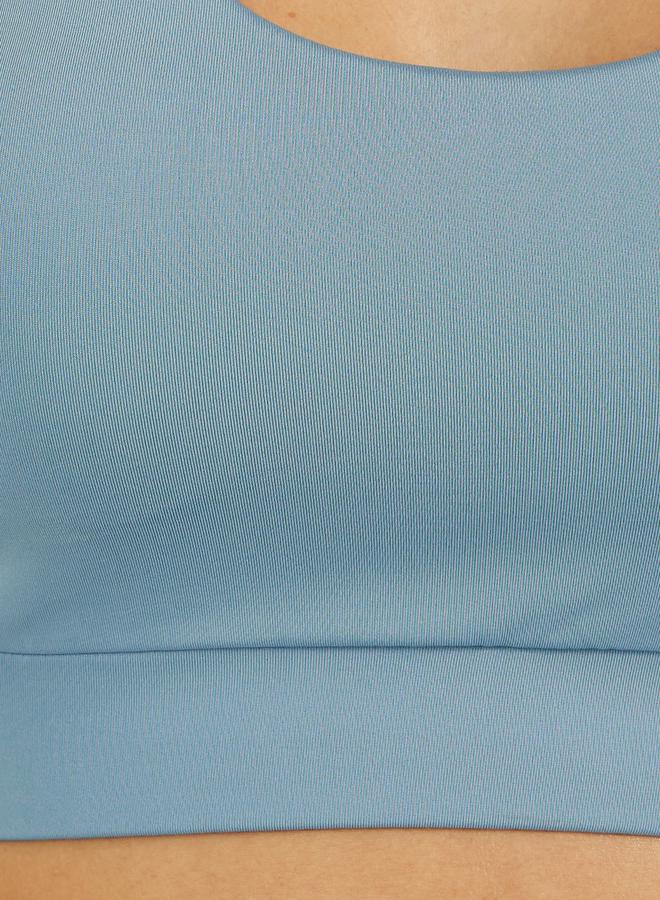 Styli Dual Tear Drop Back Detail Sports Bra - Image 4