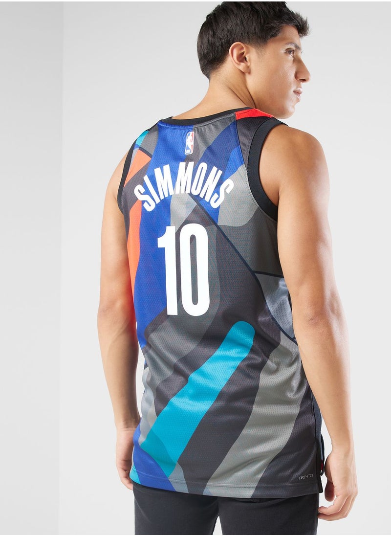 Nike - Brooklyn Nets Dri-Fit Swimming Ce 23 Jersey - Image 1