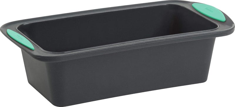 Trudeau Structure Silicone Bakeware 85 x 45 Loaf Pan MintBlack - Image 1