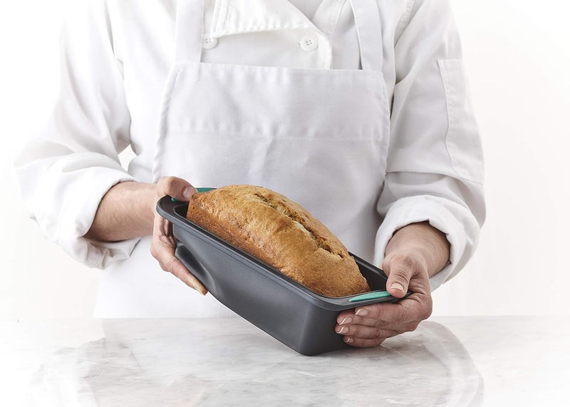 Trudeau Structure Silicone Bakeware 85 x 45 Loaf Pan MintBlack - Image 4