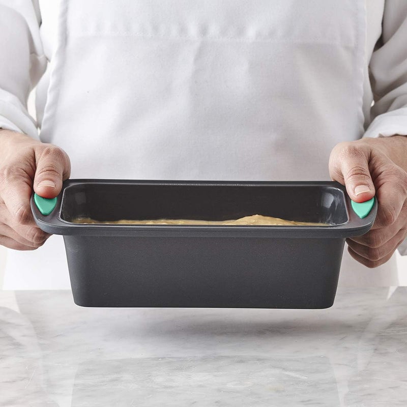 Trudeau Structure Silicone Bakeware 85 x 45 Loaf Pan MintBlack - Image 3