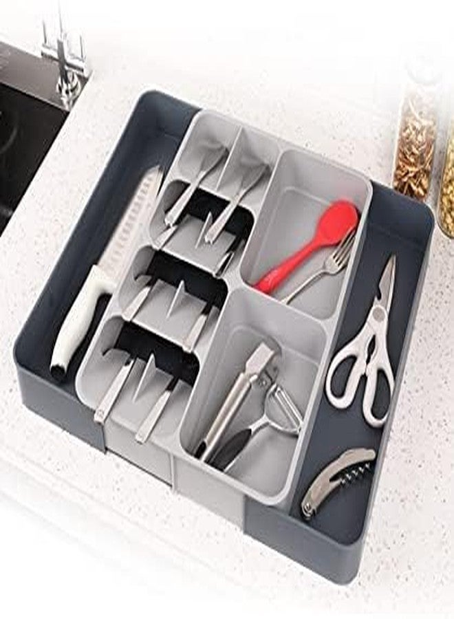 VHG Expandable Cutlery Drawer Organizer Silverware Drawer Organizer For Chopsticks - Image 2
