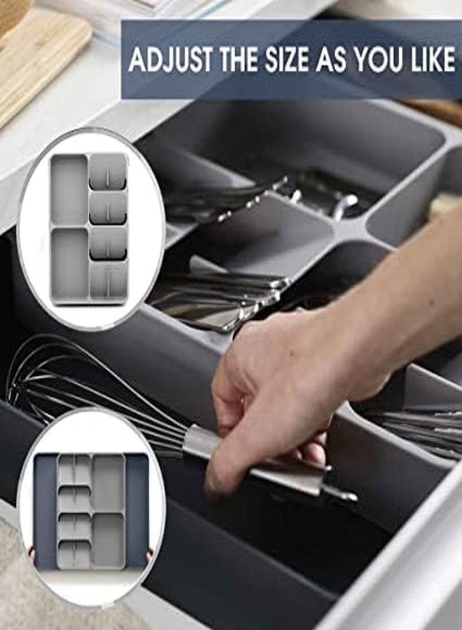 VHG Expandable Cutlery Drawer Organizer Silverware Drawer Organizer For Chopsticks - Image 4