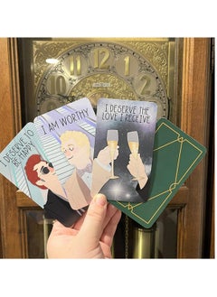 KASTWAVE 20 Pcs Good Omens Affirmation Deck - Daily Positive Affirmation Cards for Men and Women, Inspirational and Mindful Gift Set  - Image 1