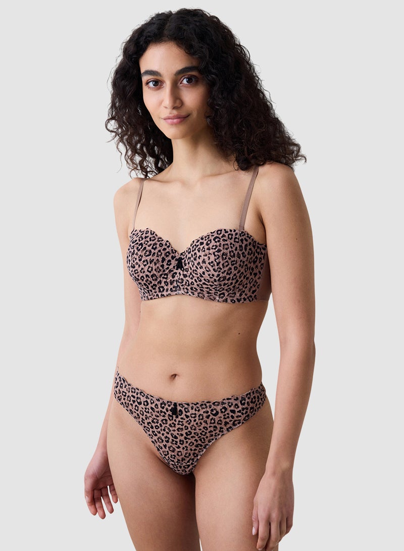 Penti Leopard Print Lotus Sutyen - Image 2