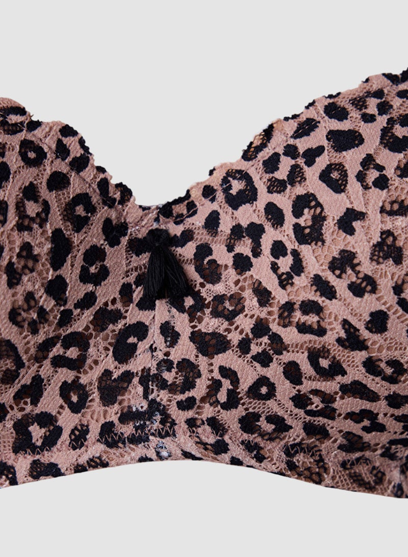 Penti Leopard Print Lotus Sutyen - Image 5