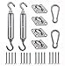 SUNNY GUARD SUNNY GUARD Sun Shade Sail 316 Stainless Steel Hardware Kit 6 Inch for Rectangle/Squre Shade Sail Installation  - Image 2