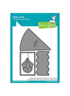 Lawn Fawn Lawn Cuts Custom Craft Diecake Slice Box Pie Addon  - Image 1