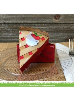 Lawn Fawn Lawn Cuts Custom Craft Diecake Slice Box Pie Addon  - Image 2