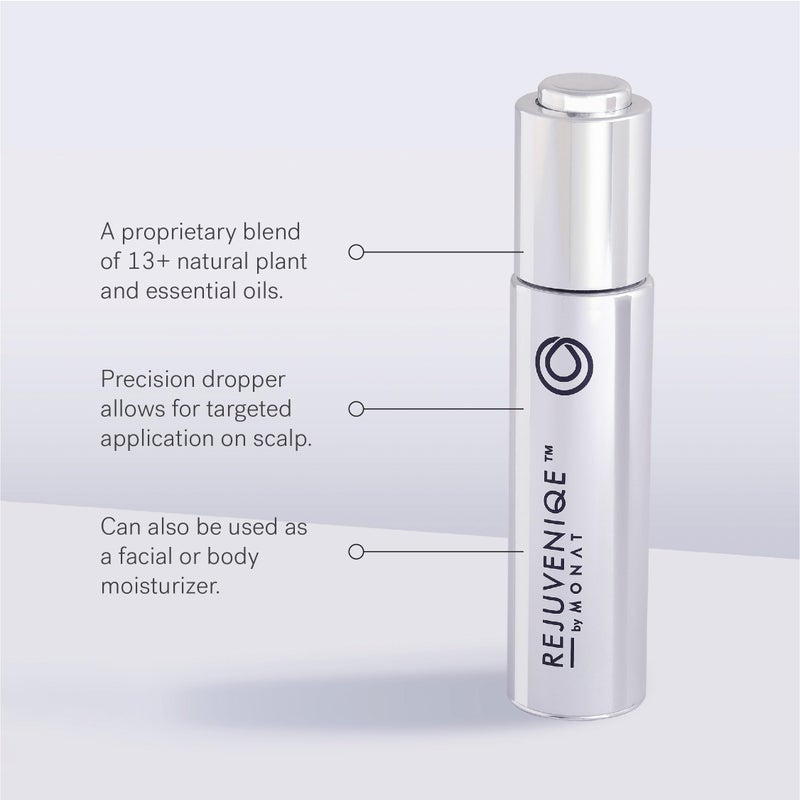 MONAT REJUVENIQE Oil – Multipurpose Hair & Skin Treatment - 13+ Natural Plant and Essential Oils – Hydrates, Strengthens, Reduces Frizz, Boosts Shine, and Provides Intense Hydration – 30ml (1.0 fl oz) - Image 3