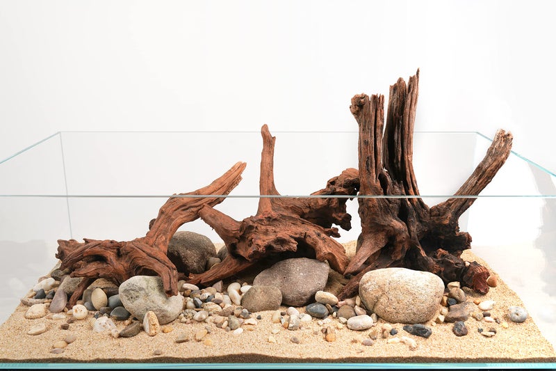 LANDEN Panna Natural Driftwood for Aquarium Decor Freshwater Fish Tank1214 inches 3035cm 4pcs Terrariums Vivariums Reptile and Amphibian Enclosures Lizard Bearded Dragon Tortoise Various Shapes