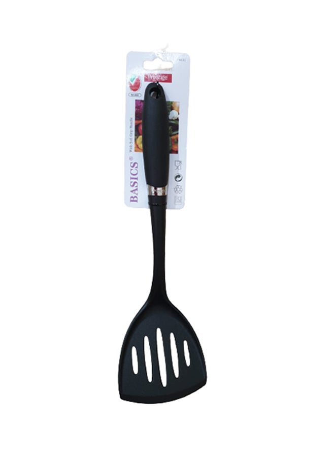 Prestige Anti-Slip Grip Slotted Turner Black 7x111cm - Image 1