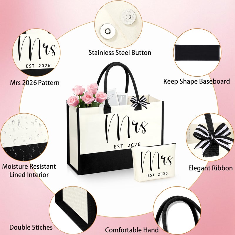 SiplyHaven Bridal Shower Gifts for Bride To Be Gift Bride Gifts for Bachelorette Party Engagement Wedding Gift for Couples Brides Just Married Wifey Future Mrs 2026 - Image 3