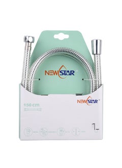 PVC User-Friendly Design Ample Flexibility Shower Hose Clear 1.5m NS-PH02