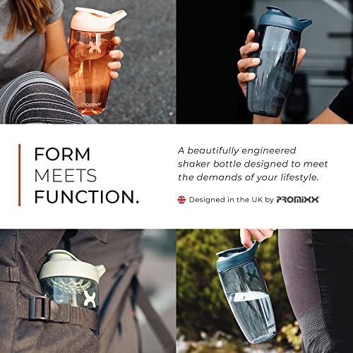 Promixx Pursuit Protein Shaker Bottle (24 oz) – Silent No-Ball Mixer, Leak-Proof Lid, BPA/BPS & Phthalate-Free ECOZEN – Easy-Clean Shaker Cup for Protein Shakes, Pre & Post-Workout Smoothies - Image 4