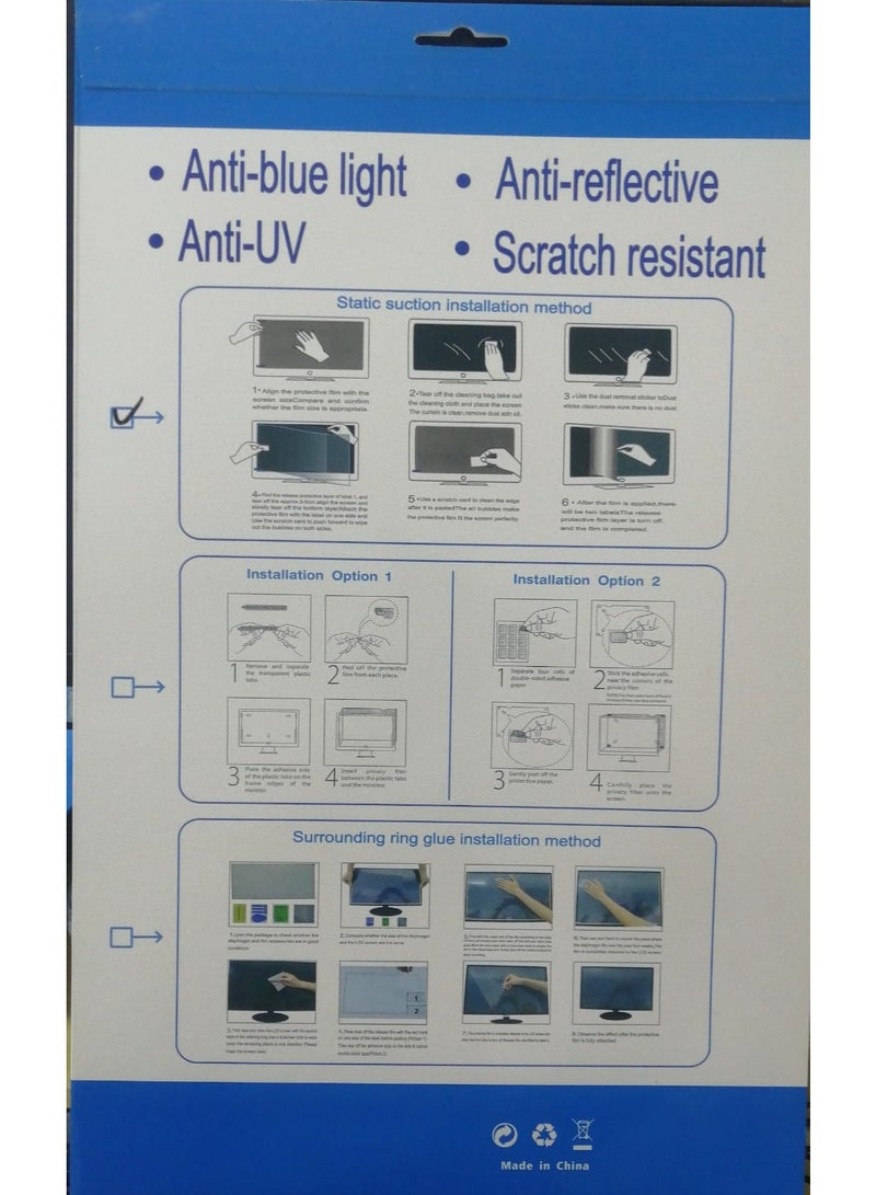 Protector Screen Protector For Computer & Laptop, 24.6"(16:9) Anti Blue Light, Glare, Scratch - Image 3