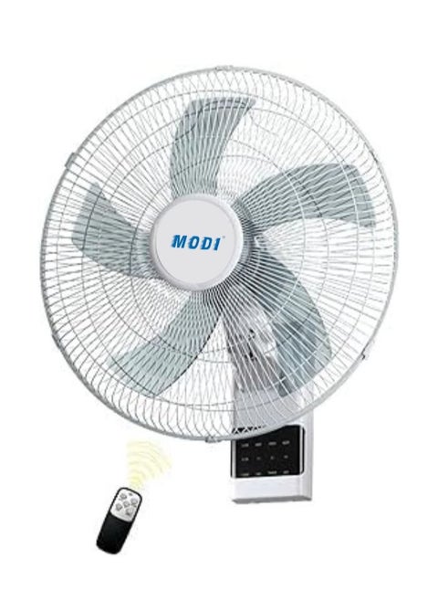 Wall-Mounted Fan with Remote Control Cool Breeze 16-Inch, Adjustable Speed, Timer Function, and Modern Black Finish