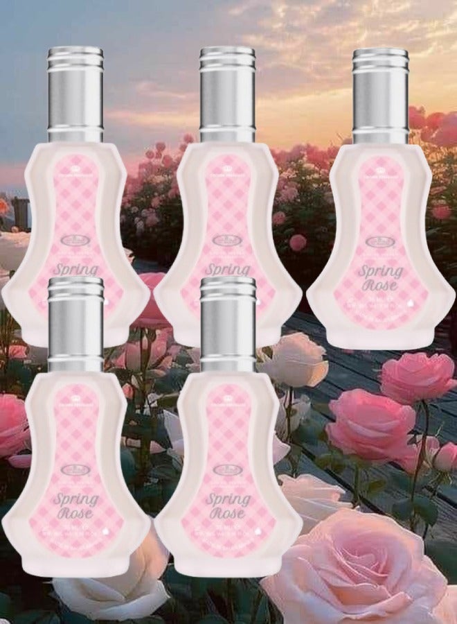 Alrehab 5 Pieces Spring Rose Alrehab EDP 35ML - Image 1