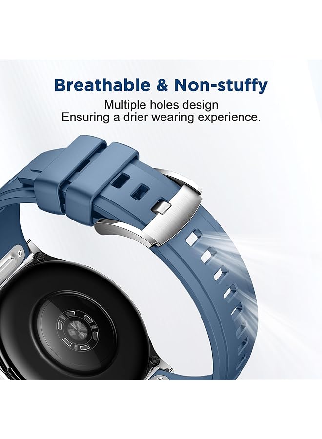 إيروريكس سوار ساعة سريع الفك مقاس 22 مم متوافق مع ساعة هواوي جي تي 5 4 3 جي تي رنر مقاس 46 مم لساعة هواوي 4 3 مقاس 46 مم حزام ساعة ناعم من السيليكون لساعة جالاكسي 3 مقاس 45 مم أحزمة ساعة رياضية قابلة للتنفس - Image 5