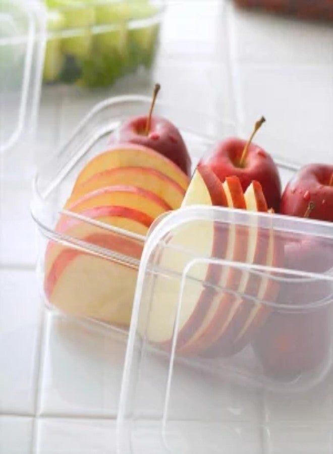 Lustroware (Set of 5) Micro Clear Food Storage Containers with Lids - BPA-Free, Airtight, Stackable, Tritan Plastic, Microwave & Dishwasher Safe, Pantry Organizer - Made in Japan - Image 5
