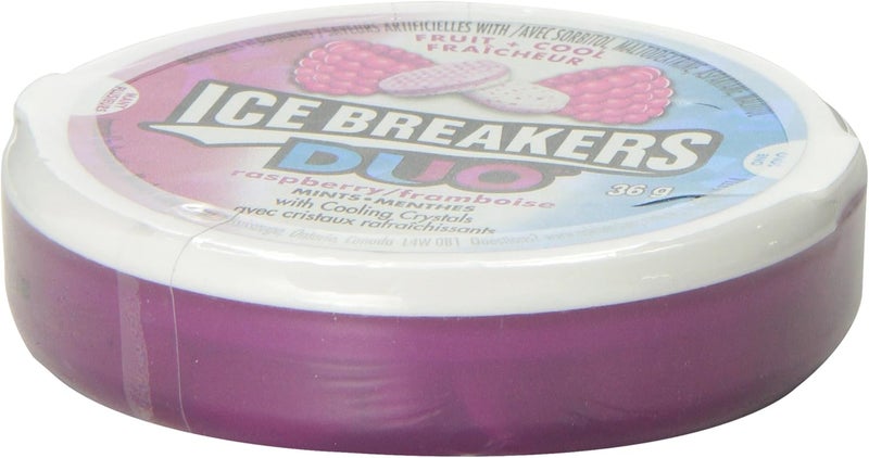 Ice Breakers Duo Raspberry Mint Mints, 1.5 Oz. (Pack of 6) - Sugar Free - Image 5