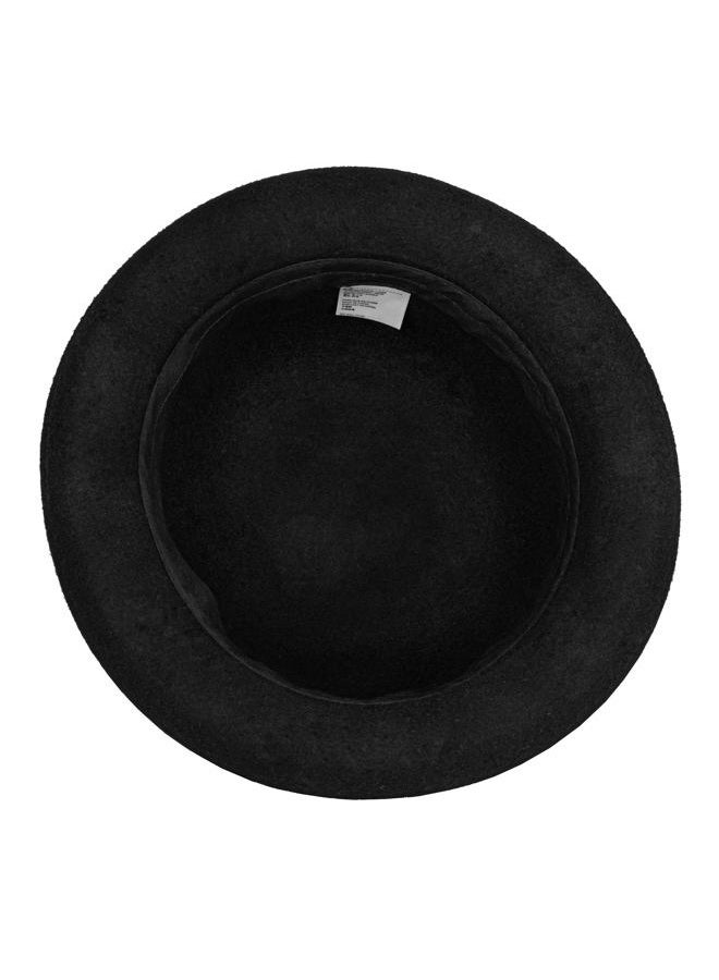 CXQRR Black Bowler Derby Hat Short Rolled Brim Fedora Hat for Men and Women - Image 4