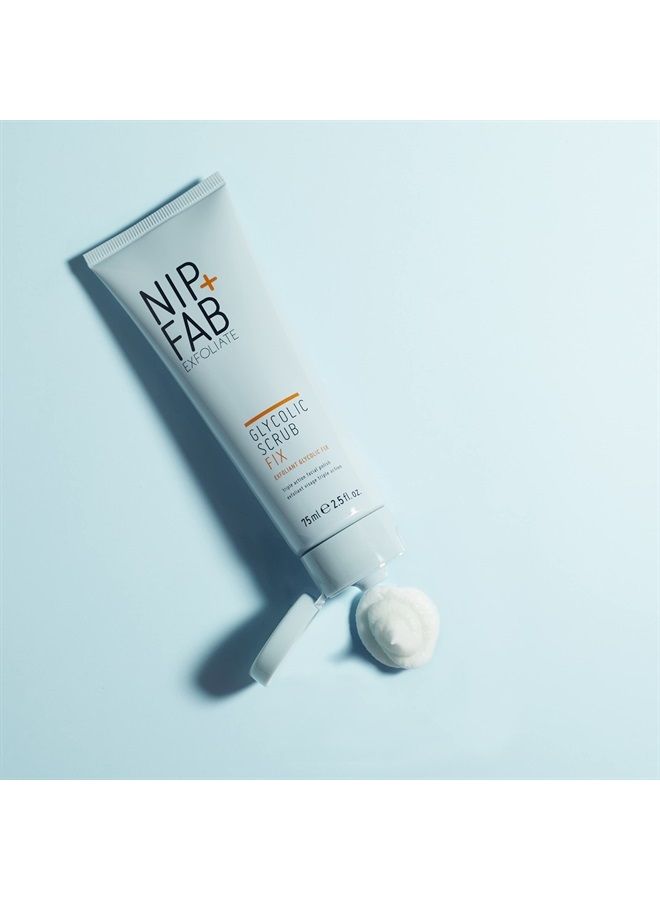 NIP+FAB Nip + Fab Glycolic Acid Fix Face Scrub with Salicylic Acid, AHA/BHA Exfoliating Facial Cleanser Polish for Refining Pores Skin Brightening, 75 ml 2.5 fl oz - Image 2