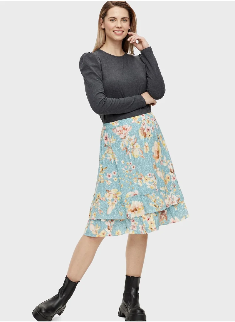 Mamalicious Floral Printed Skirt
