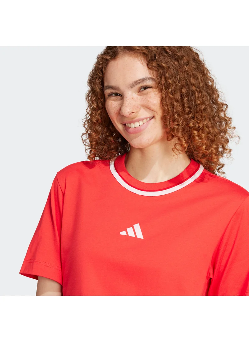 Adidas Essentials Color Pop Cotton T-Shirt