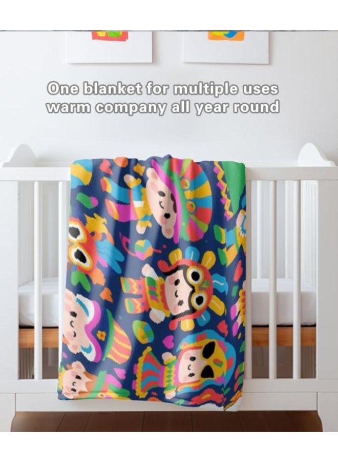 general Baby and children's cartoon flannel thin blanket (warm and comfortable, suitable for sleep, game use) 70cm*100cm - Image 5