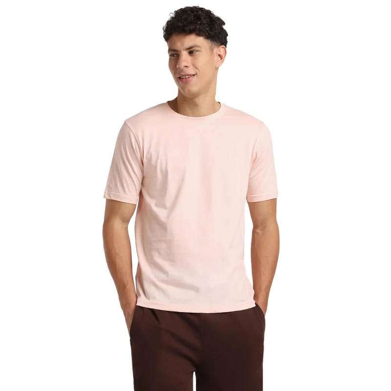 NOBERO  Blush Regular Fit T-Shirt for Men for Men | Best Price UAE