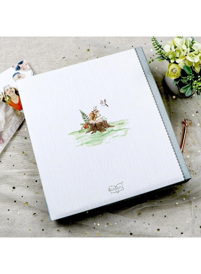 Holoary Baby Photo Album 4x6 500 Photos, Newborn Baby Keepsake Gifts for Baby Boy/Girl and New Parents, Woodland Animals Design Baby Photo Albums - Image 3
