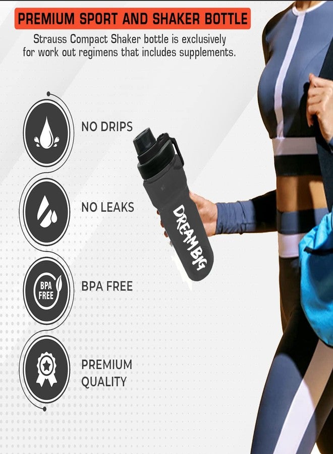 TRUE INDIAN 2024 New Shaker Bottle Special Combo Pack Buy 1 get 1 Free Sport Gym Shaker and Sipper Bottle/Protein Shaker/Gym and Water Bottle Pack of 2 Combo(1 Gym Shaker + 1 Sipper) - Image 4