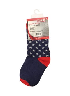 Justice League Superman Bamboo Cotton Sock Printed Pack Of 2 Red ,Blue 2-4Y  - Image 2