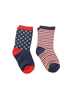 Justice League Superman Bamboo Cotton Sock Printed Pack Of 2 Red ,Blue 2-4Y  - Image 3