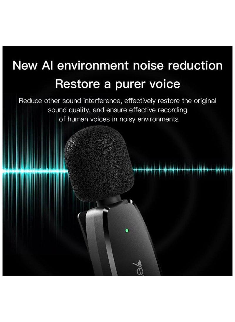 Yesido YESIDO KR14 Low-latency Wireless Lavalier Dual Microphone with Lightning Receiver | HighEnd  - Image 3
