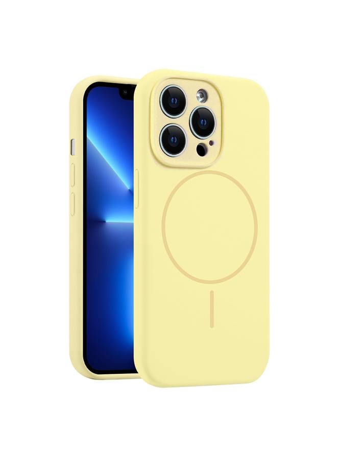 اس-توب جراب لهاتف iPhone 13 Pro مع فتحة دقيقة من السيليكون السائل MagSafe - Image 1