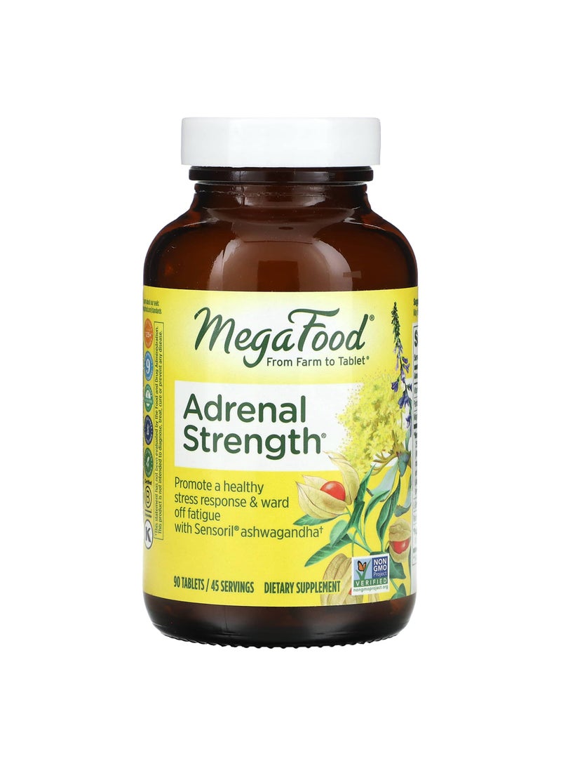 MegaFood Adrenal Strength, 90 Tablets