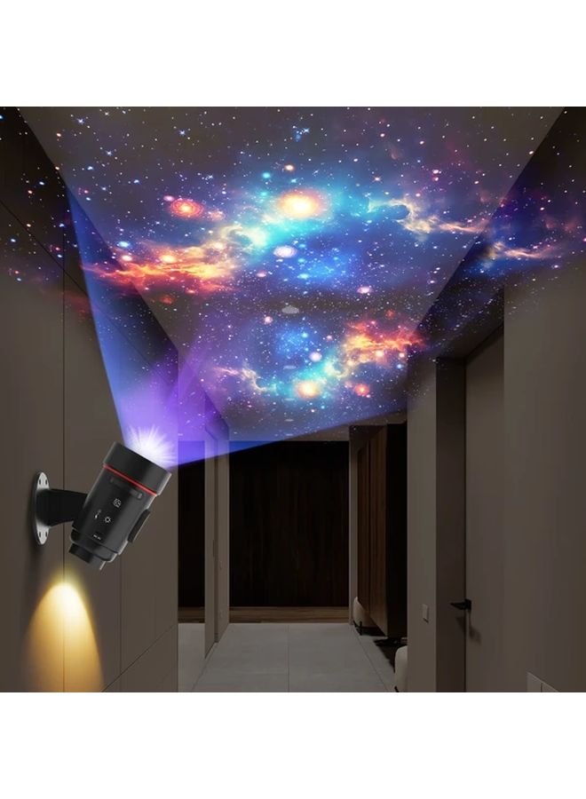 Black Star Projector 6 Film Discs Adjustable Brightness 360 Rotation USB Powered - Image 5